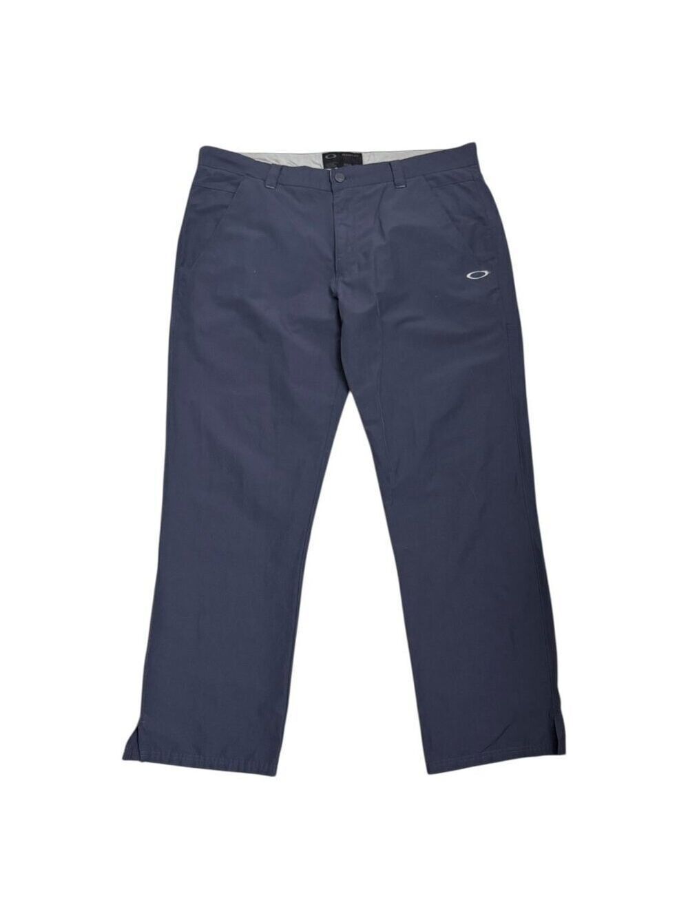 OAKLEY Gray Casual Lightweight Relaxed Designer Pants Mens 40x32